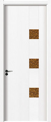 H2.1m-Elfenbein Front Door, moderne hölzerne Eingangstür 800kg/M3