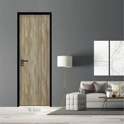 Schalldichtes hölzernes Korn-Äußere Türen, 45mm modernes Holz Front Door