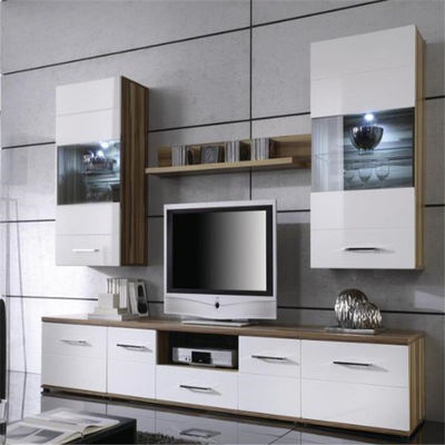 Möbel Wohnzimmer 3mm Fernsehkabinett-HPL mit Fächern