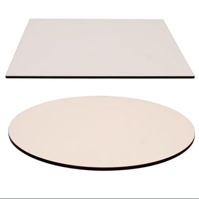 Weiße Tischplatten des Restaurant-Phenolharz-W1220mm HPL