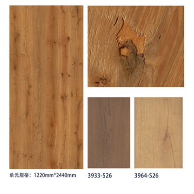 Lamellenförmig angeordnetes Hochdruckblatt des T3mm-Holz-Korn-HPL für Tischplatte-/Toiletten-Fach
