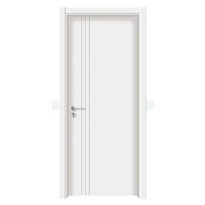 H2.1m-Elfenbein Front Door, moderne hölzerne Eingangstür 800kg/M3