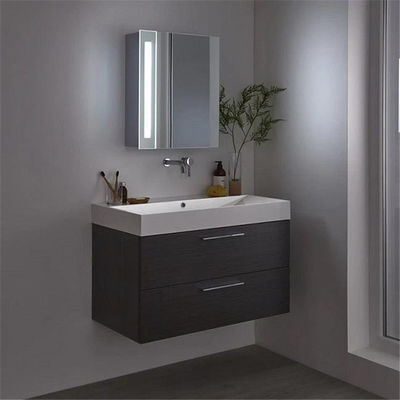 wasserdichtes Kabinett des Badezimmer-1460kgs/M3, lamellenförmig angeordnetes Schließfach HPL mit Spiegel